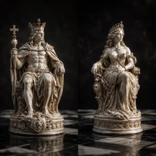 ChatGPT+Google Flow | The Stone Statue Awakens
