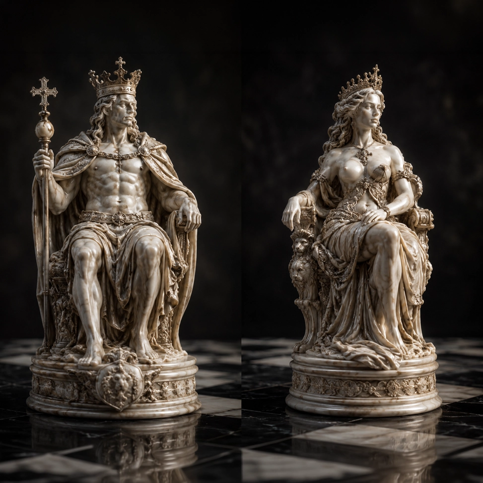 ChatGPT+Google Flow | The Stone Statue Awakens
